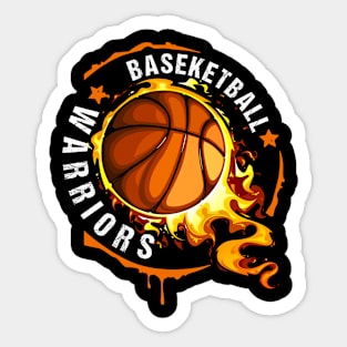 Graphic Basketball Name Warriors Classic Styles Team Sticker